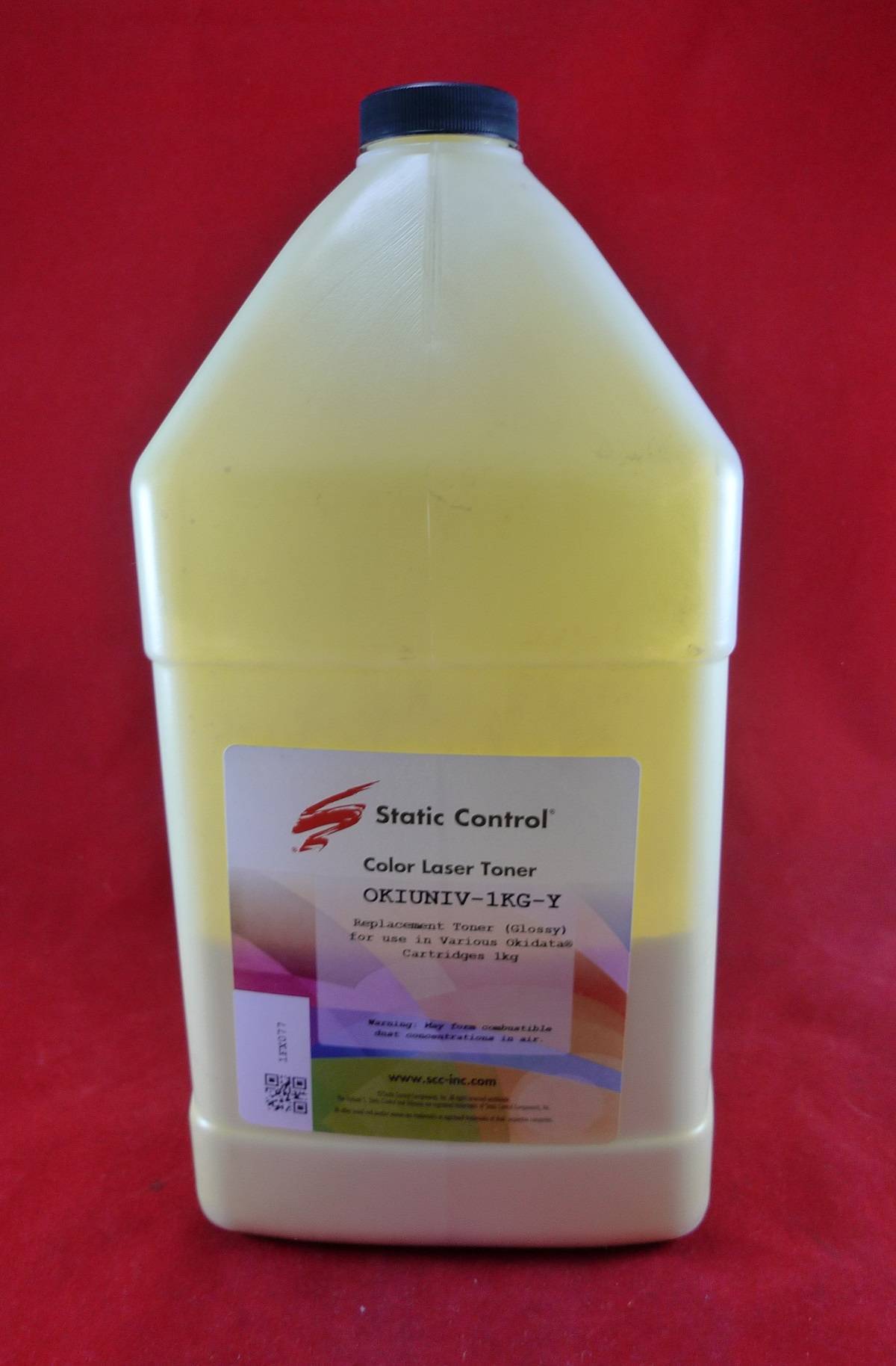Тонер OKI C3300N/5500/9600/9650/9800 Yellow универсальный (glossy) (фл. 1кг) SC
