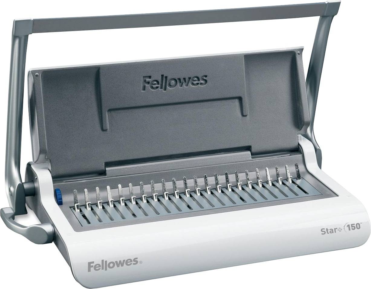 Fellowes® Переплетчик STAR+  на пластиковую пружину, сшивает до 150 лст., перфорирует 12 лст.