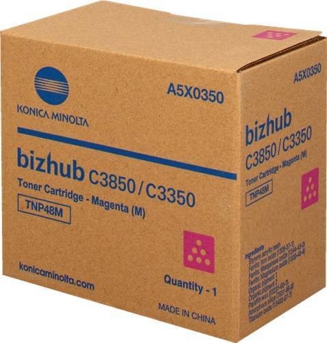 Тонер Konica-Minolta bizhub C3350/C3850 красный TNP-48M A5X0350