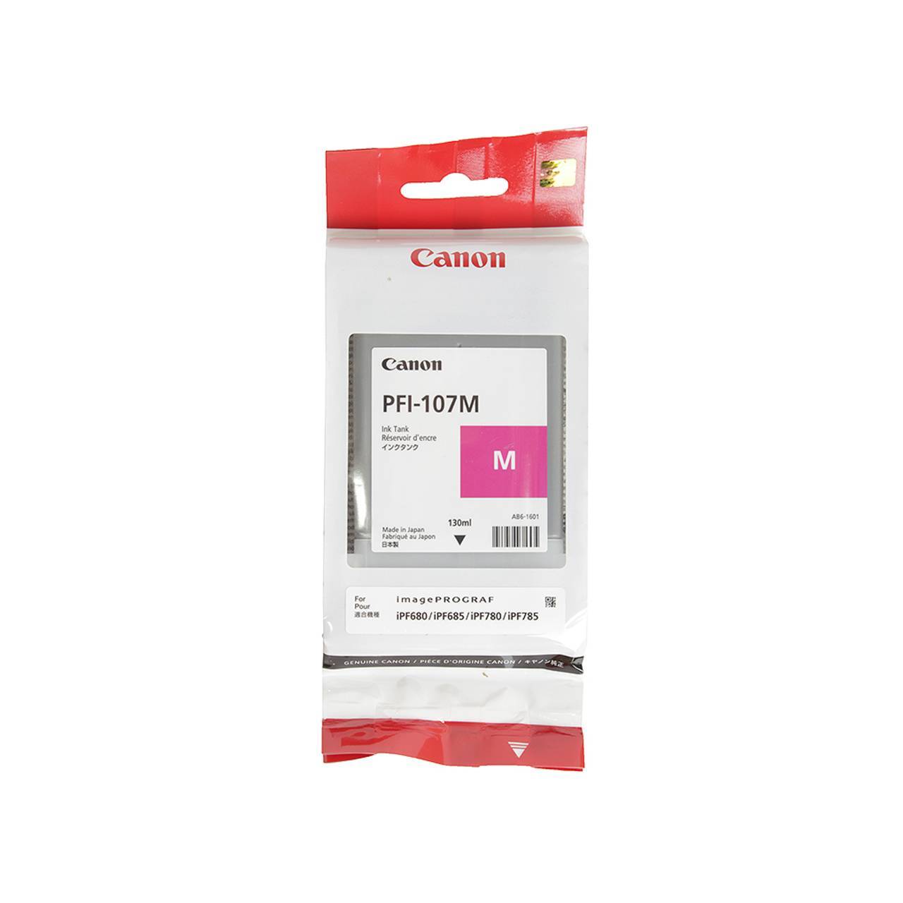 Картридж CANON PFI-107 M пурпурный,  130ml