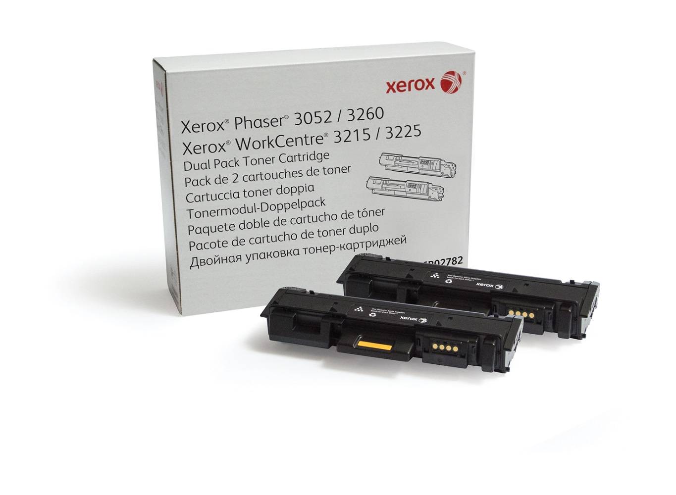 Тонер-картридж XEROX Phaser 3052/3260/WC 3215/25 3K упаковка 2 шт.