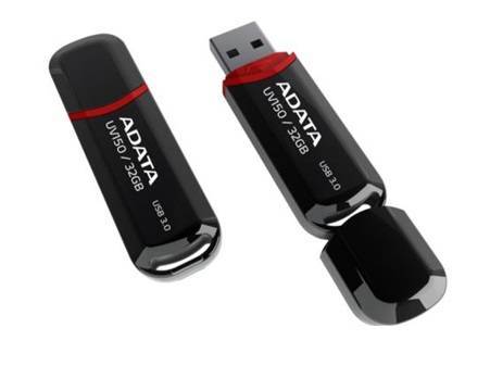 Флеш накопитель 64GB A-DATA UV150, USB 3.2, Черный