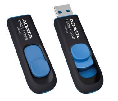 Флеш накопитель 128GB A-DATA UV128, USB 3.2, черный/синий