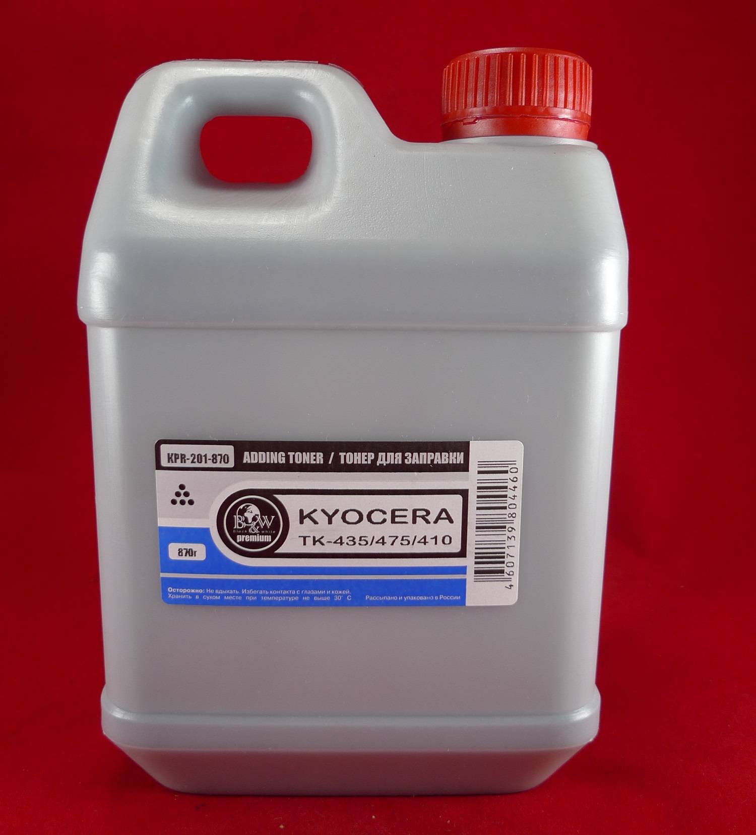 Тонер для Kyocera TK-410/420/435/475 (фл. 870г) B&W Premium Tomoegawa фас.Россия