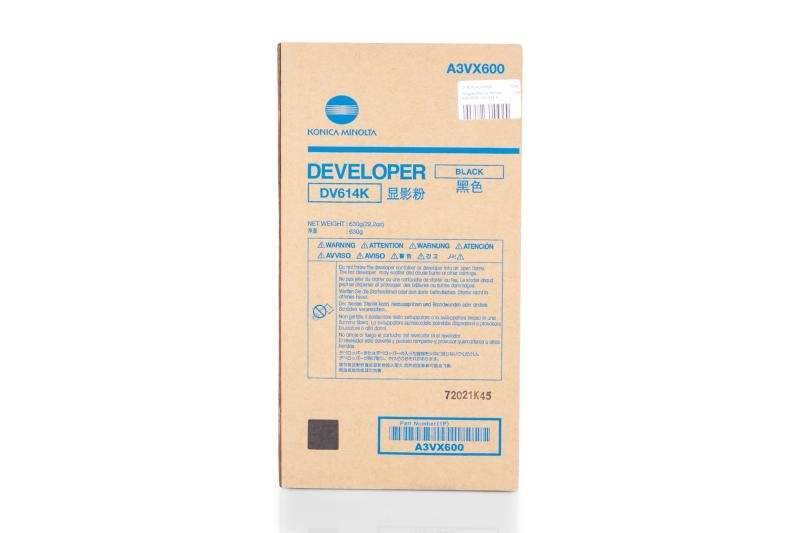 Девелопер Konica-Minolta bizhub PRESS C1060/C1060L/C1070/C1070P/C71hc черный DV-614K A3VX600