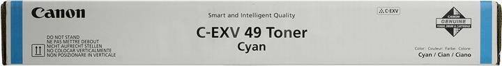 Тонер CANON C-EXV49 C голубой, 19 000 страниц