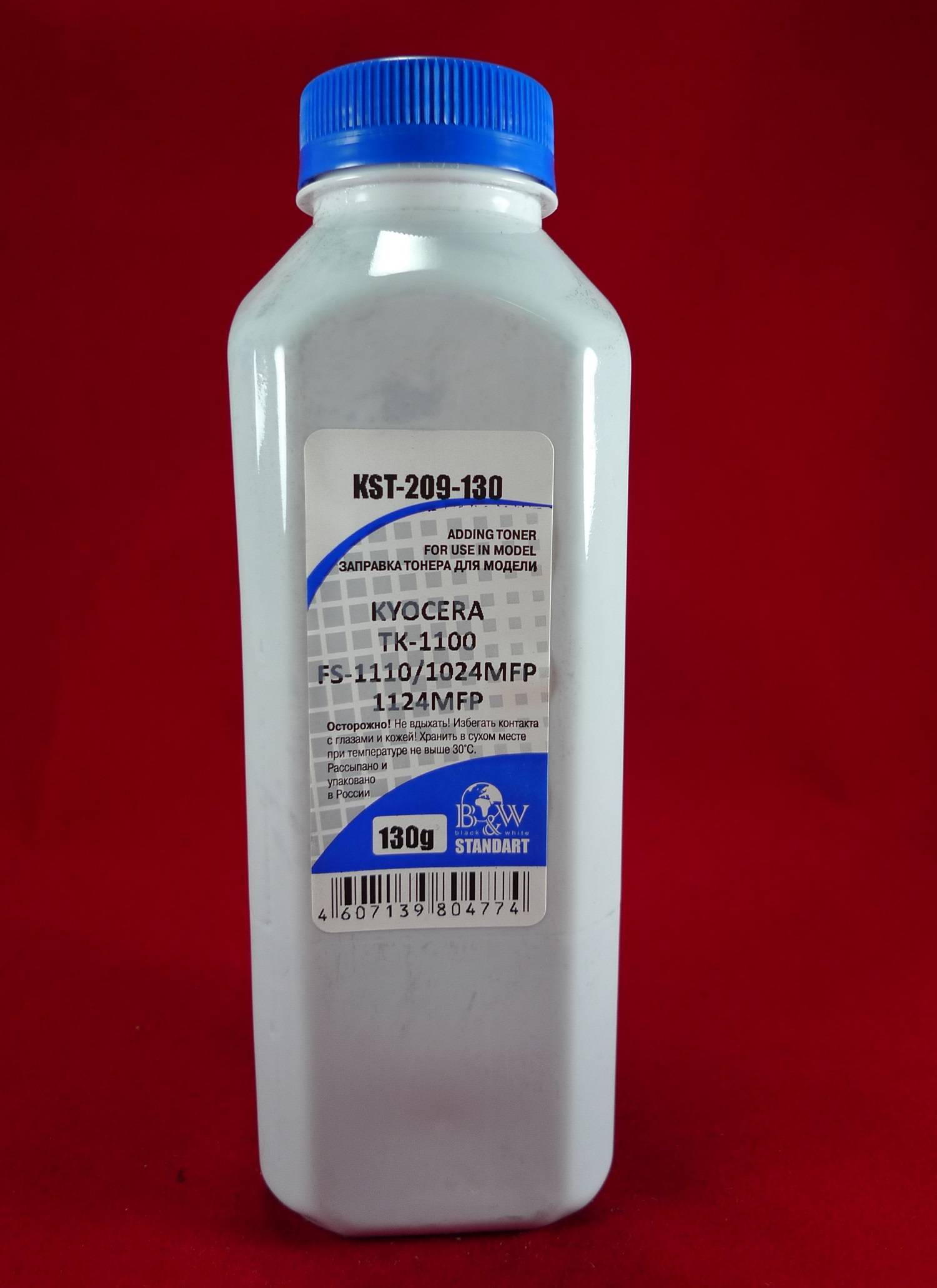 Тонер для Kyocera TK-1150/TK-1200/TK-1100 (фл. 130г) Standart фас.Россия