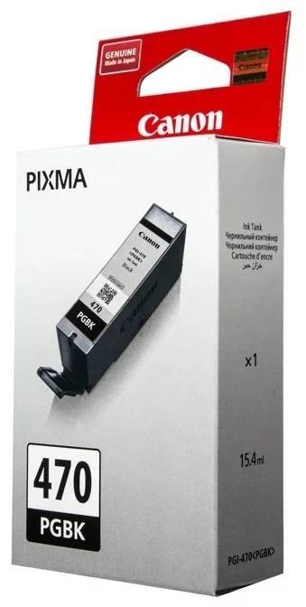 Картридж CANON PGI-470 PGBK чёрный,15,4 мл, 300 страниц