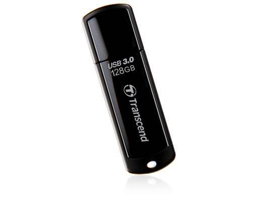 Флеш накопитель 128GB Transcend JetFlash 700 USB 3.1, Черный