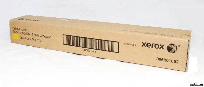 Тонер-картридж XEROX Color С60/C70 желтый (34K)