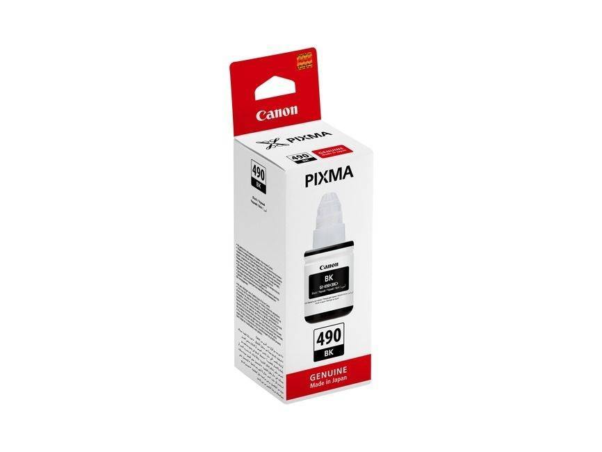 Контейнер с чернилами CANON GI-490 BK черный, 135 мл  (0663C001)