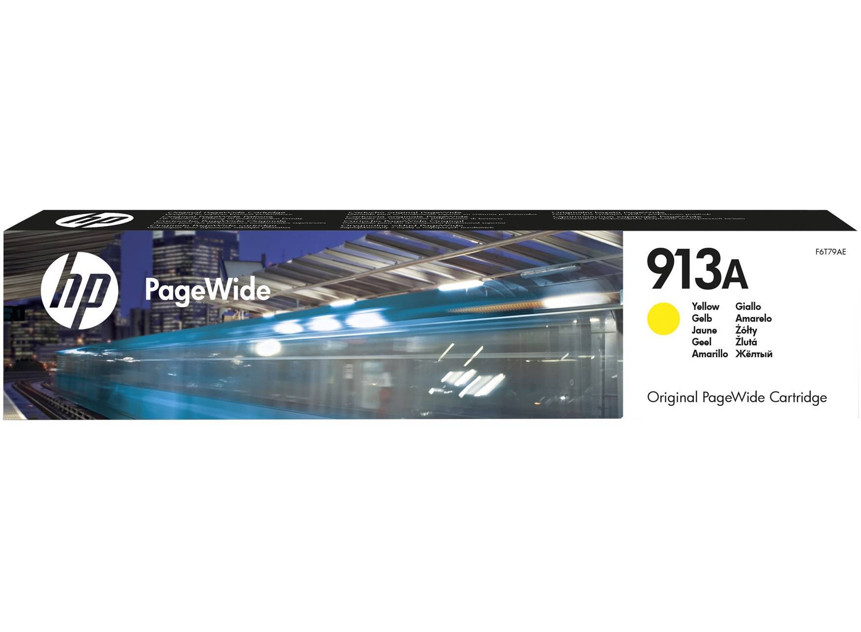 Картридж HP 913A струйный желтый (3000 стр)