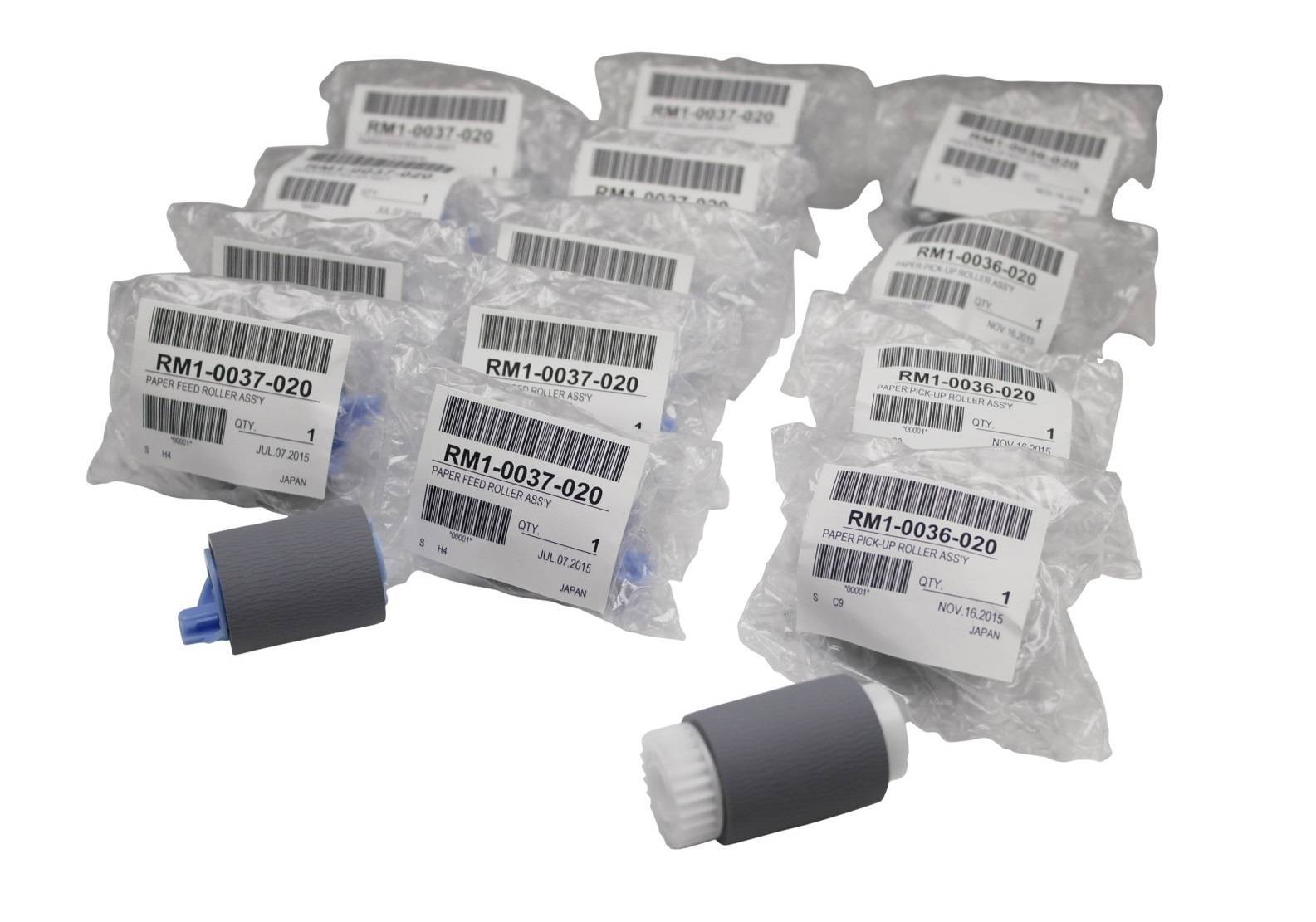 Комплект роликов (для лотков 2,3,4,5,6) HP LJ M604/M605 (10шт RM1-0037/RM1-4571 + 5шт RM1-0036) (RY7-5215/E6B67-67905)
