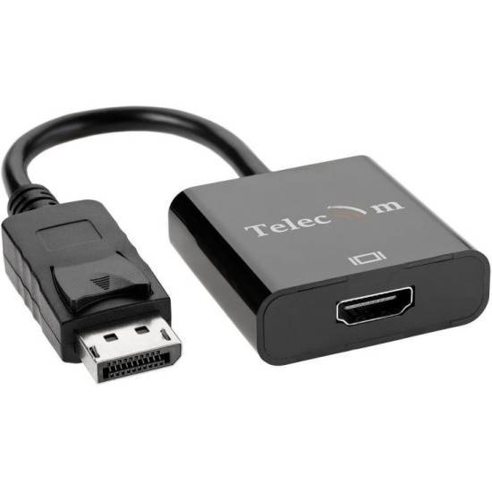 Кабель-переходник DP --> HDMI-F 0.2m , Telecom