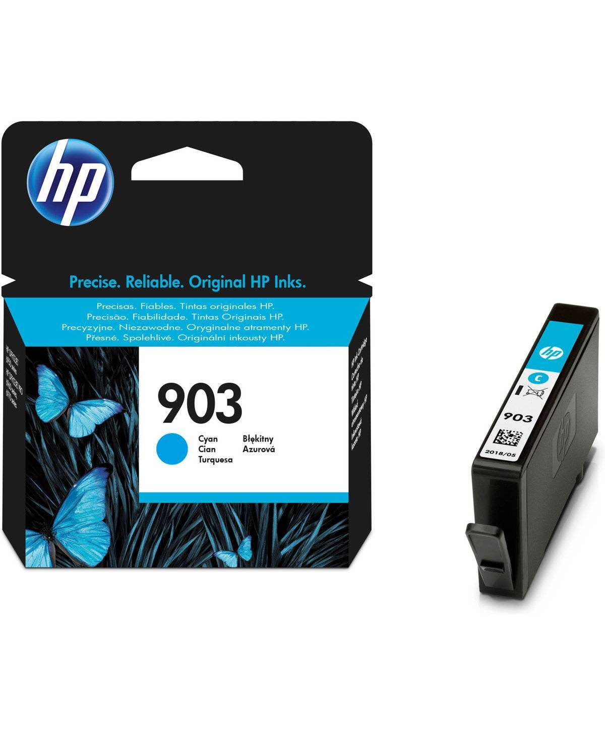 Картридж HP 903 струйный голубой (315 стр)