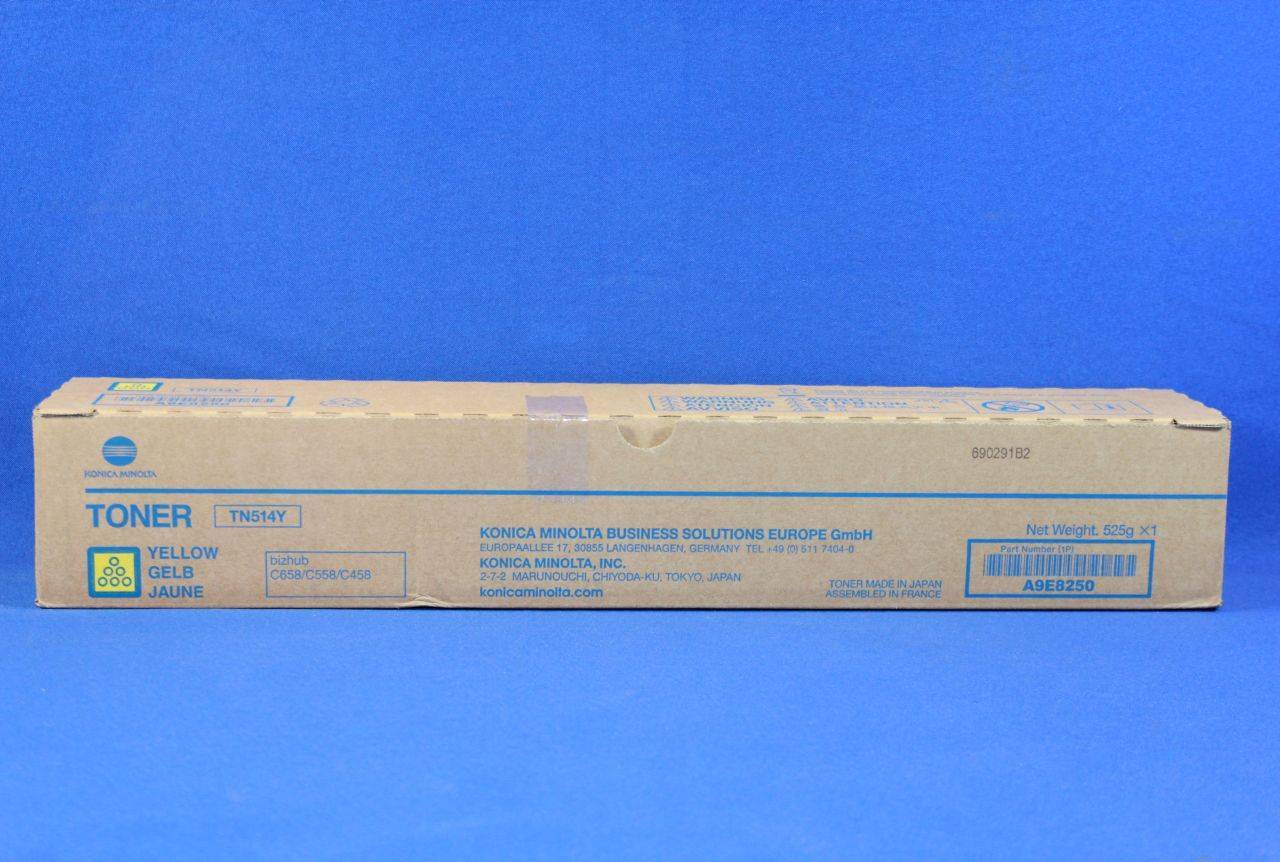 Тонер Konica-Minolta bizhub C458/558/658 желтый TN-514Y A9E8250