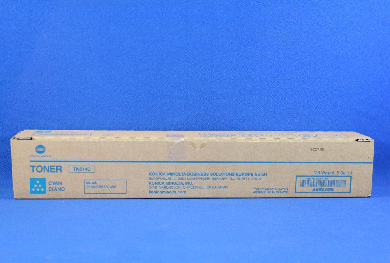 Тонер Konica-Minolta bizhub C458/558/658 синий TN-514C A9E8450