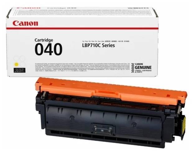 Картридж CANON 040 Y желтый,  5 400 стр