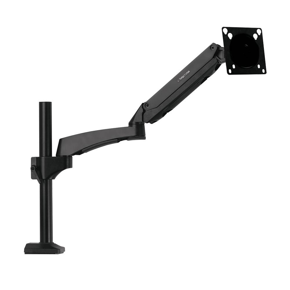 Кронштейн Kromax OFFICE-11 черный для мониторов LCD 15"-32", настольный, VESA 75x75/100x100, высота до 400мм, наклон ±45
