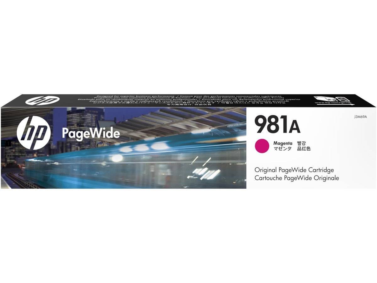Картридж HP 981A струйный пурпурный (6000 стр)