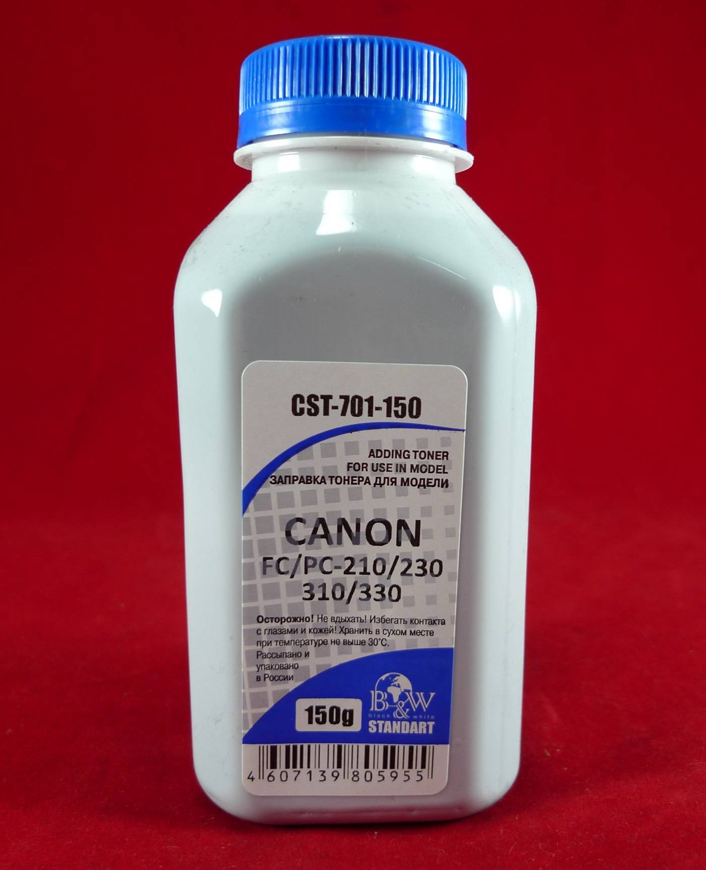 Тонер Canon FС/PC-210/230/310/330 (фл. 150г) B&W Standart фас.Россия