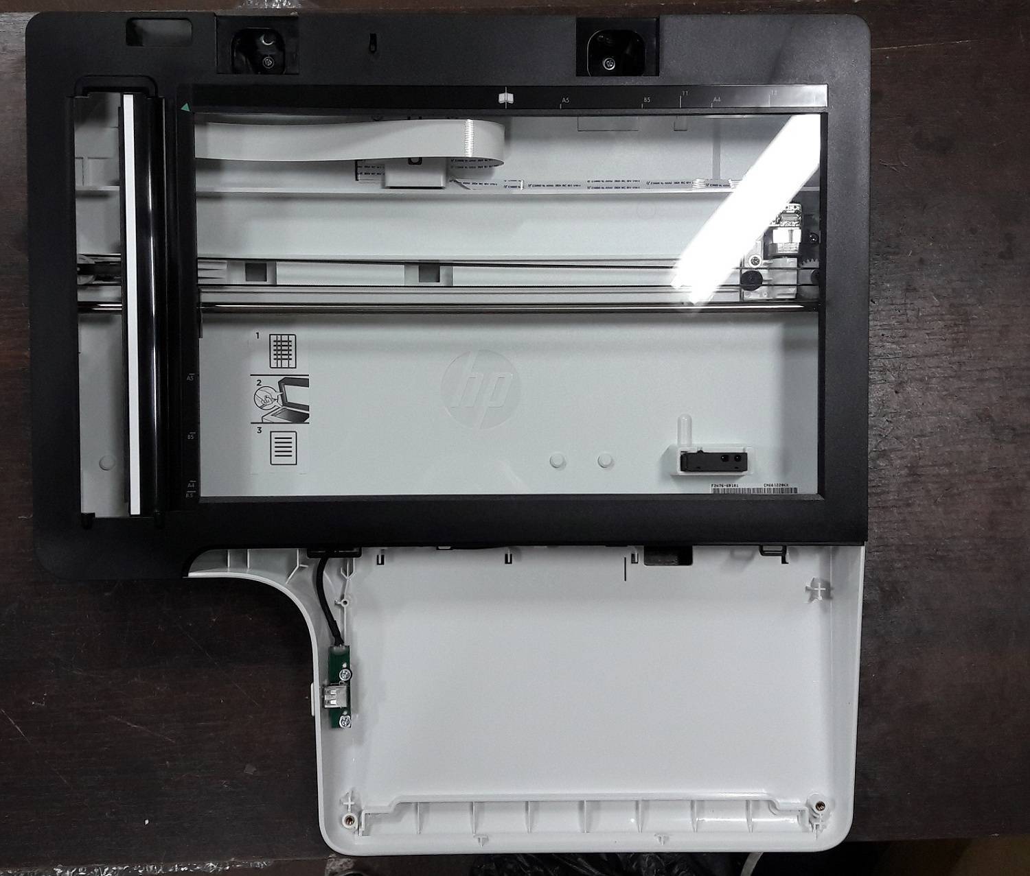 Сканер в сборе (основание) HP LJ M527/528 (F2A76-67914/F2A76-67909/F2A76-60101)
