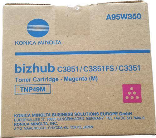 Тонер Konica-Minolta bizhub C3351/C3851 красный TNP-49M A95W350