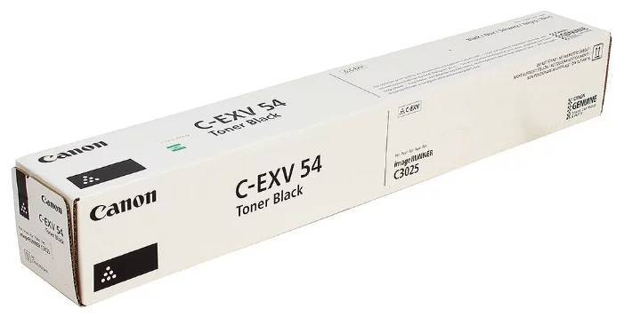 Тонер CANON C-EXV54 BK чёрный,  15 500 страниц