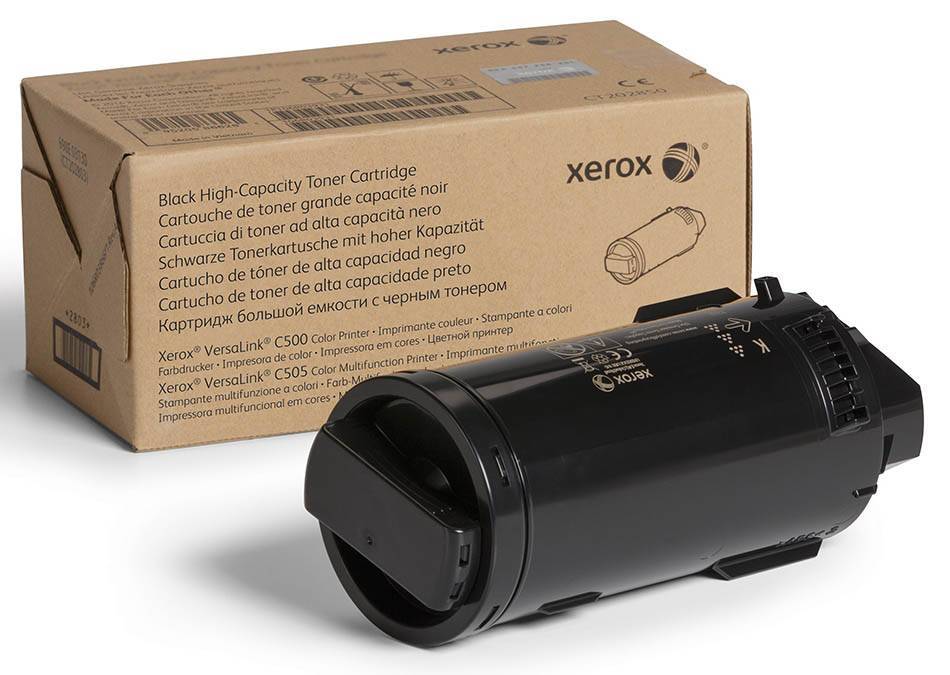 Тонер-картридж XEROX VersaLink C500/C505 черный (12,1K)