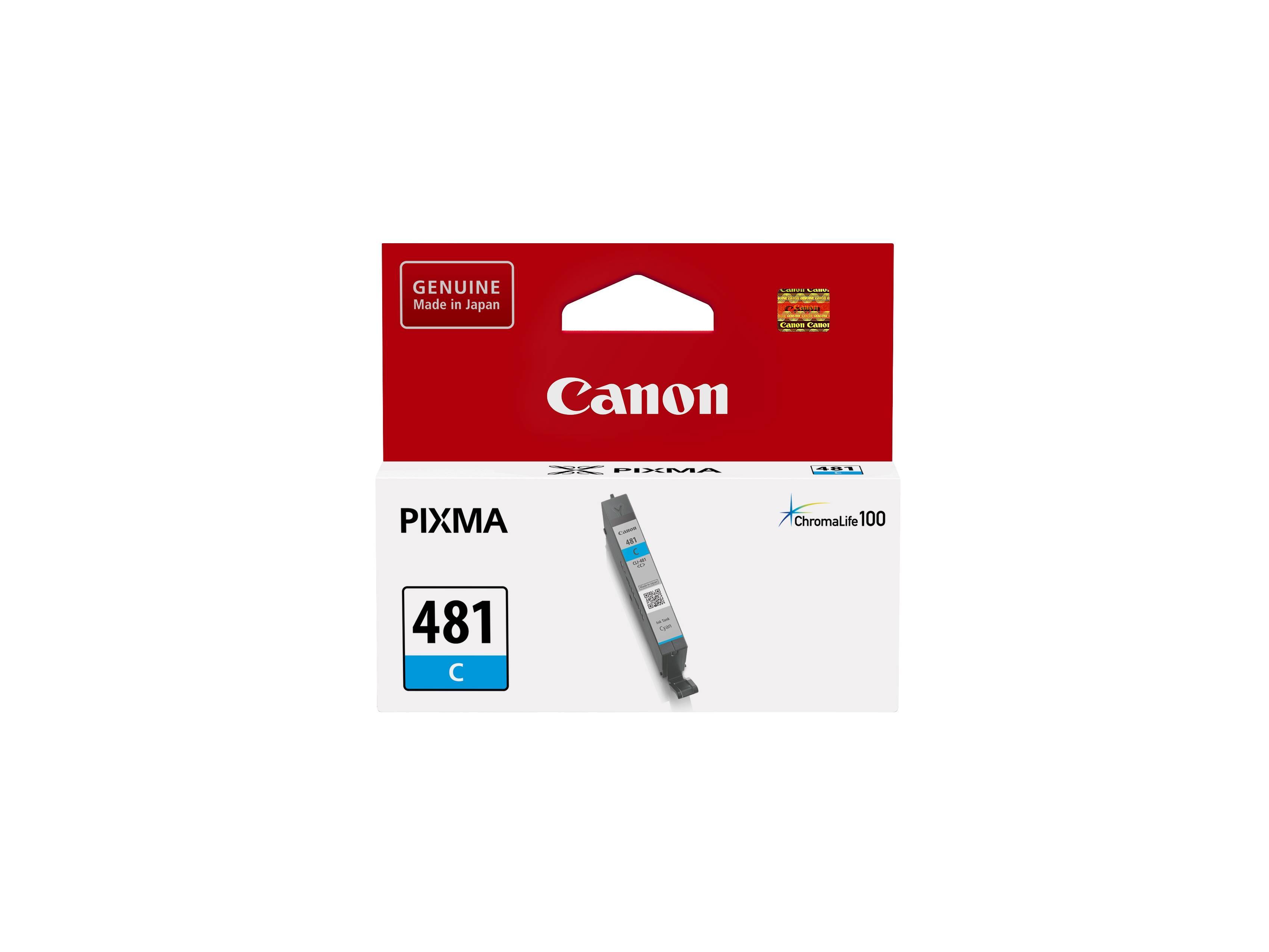 Картридж CANON CLI-481 C голубой, 259 стр