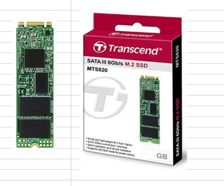 Твердотельный диск 480GB Transcend MTS820, 3D NAND, M.2, SATA III [R/W - 560/520 MB/s]