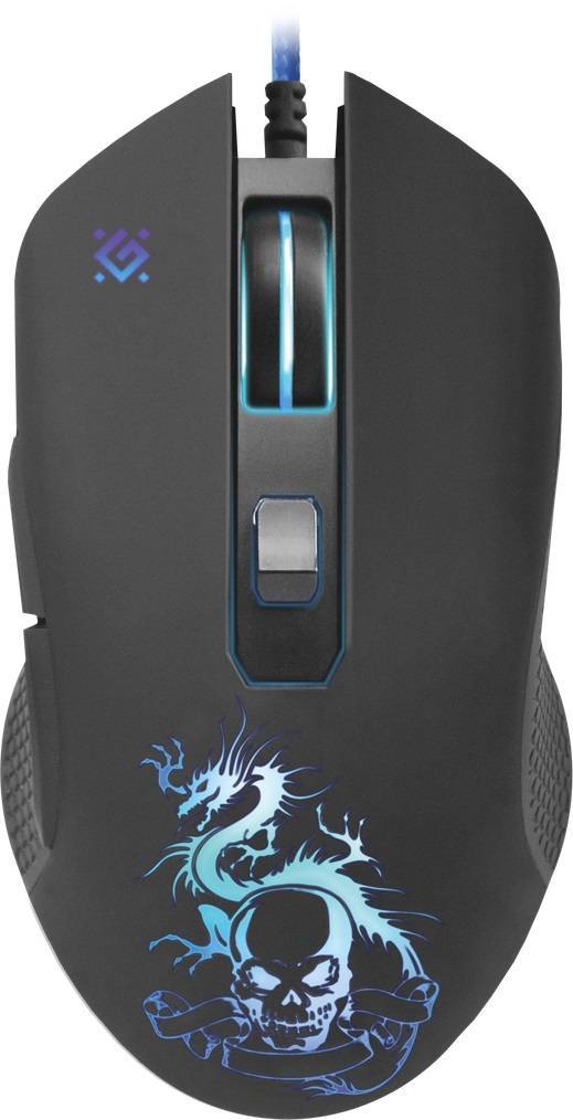 Defender Игровая мышь проводная Sky Dragon GM-090L WO оптика,6кнопок,800-3200dpi.
