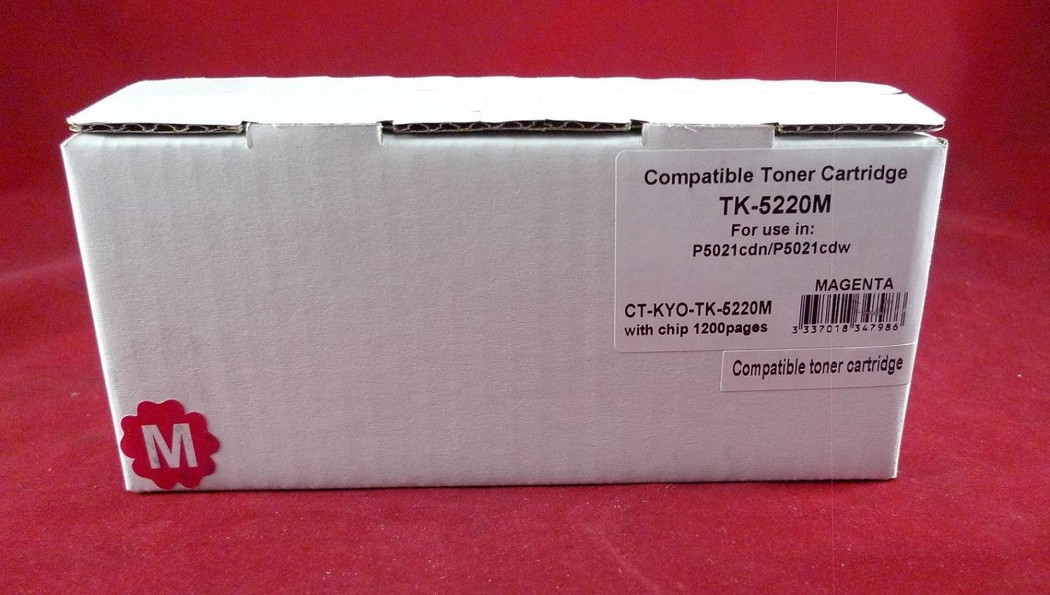 Тонер-картридж для Kyocera Ecosys P5021cdn/P5021cdw/M5521cdn/M5521cdw TK-5220M magenta 1.2K ELP Imaging®