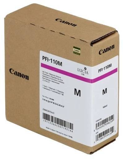 Картридж CANON PFI-110 M пурпурный,  160 мл