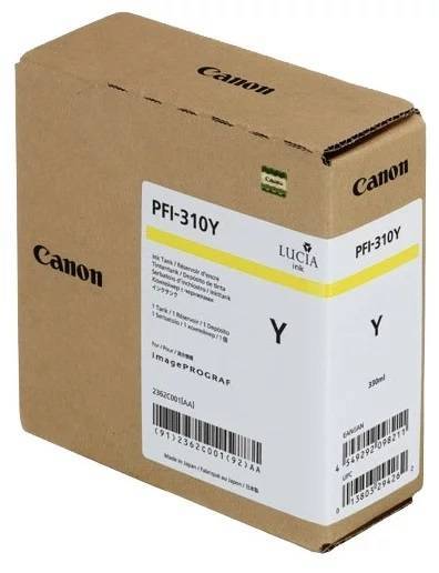 Картридж CANON PFI-310 Y желтый,  330 мл