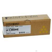 Тонер-картридж тип SP C360HE (5K) желтый Ricoh SP C360DNw/SP C360SNw/SP C360SFNw/SP C361SFNw
