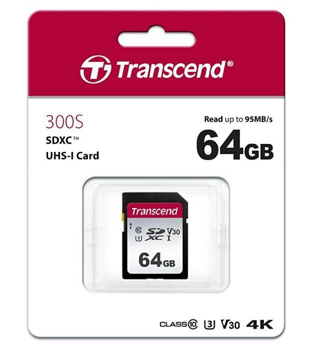 Флеш карта SD 64GB Transcend SDХC UHS-I U3
