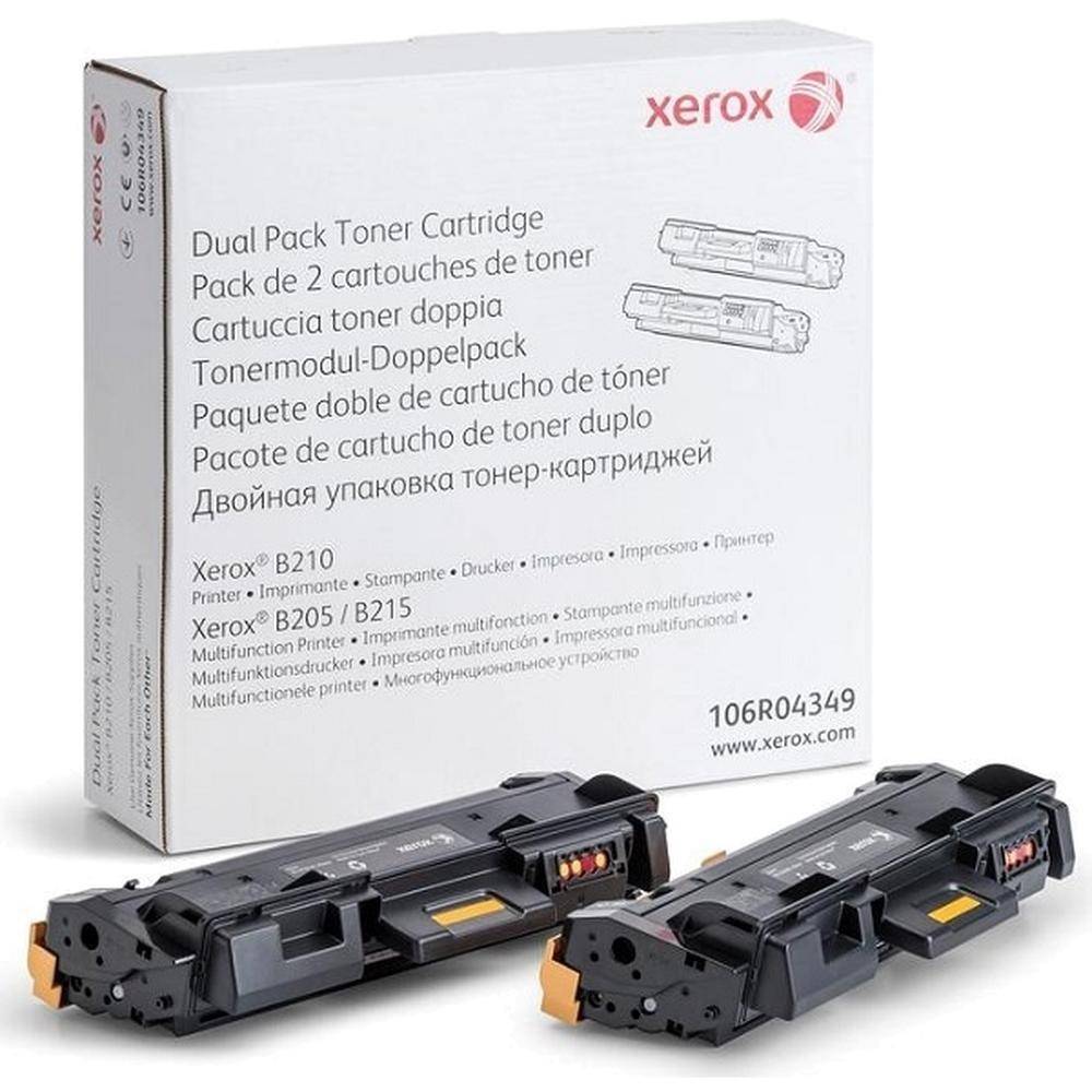 Тонер-картридж XEROX B205/210/215 3K упаковка 2 шт.