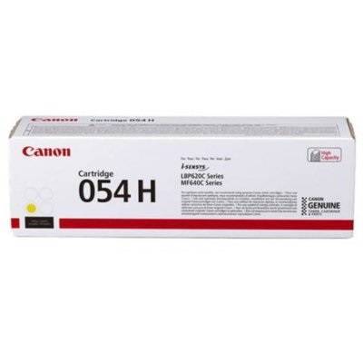 Картридж CANON 054H Y желтый, увеличенной емкости   2300 стр
