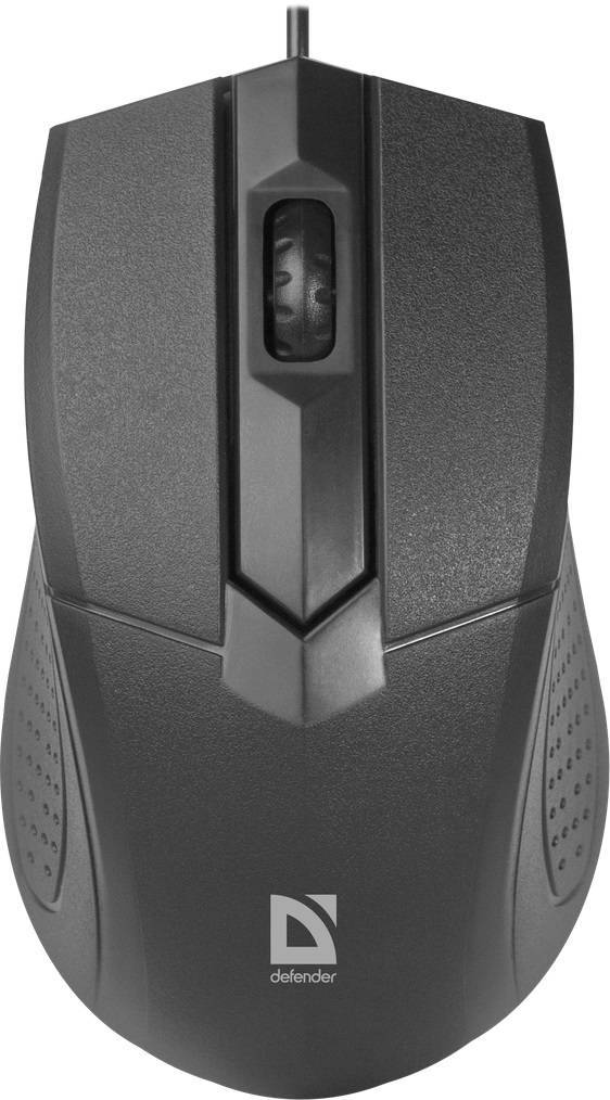 Defender Мышь проводная оптическая Optimum MB-270, 3 кнопки,1000 dpi, USB - 1.5м, черный.