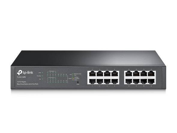 TP-Link TL-SG1016PE Easy Smart 16‑портовый гигабитный коммутатор с 8 портами PoE+
