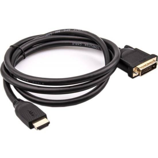 Кабель HDMI AM/DVI(24+1)M, 1.8м, CU, 1080P@60Hz, 2F, VCOM <CG484GD-1.8M>