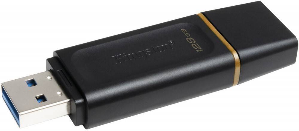 Флеш накопитель 128GB Kingston DataTraveler Exodia, USB 3.2, Черный