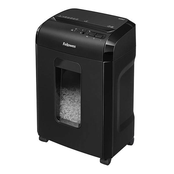 Fellowes® Шредер Powershred 10M, DIN P-5, 2х15мм, 10лст., 19лтр., Safety Lock.