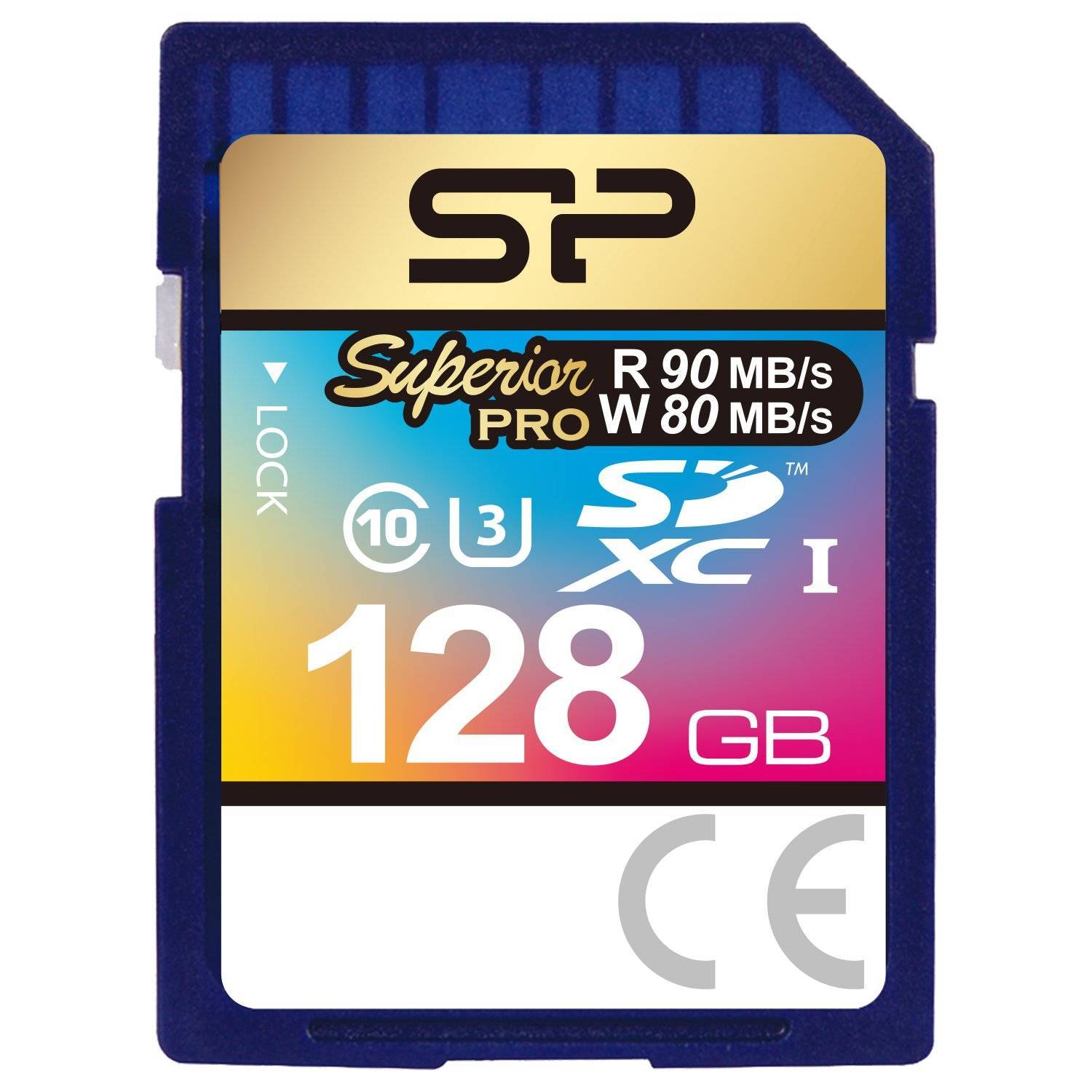 Флеш карта SD 128GB Silicon Power Superior Pro SDXC Class 10 UHS-I U3 90/80 Mb/s