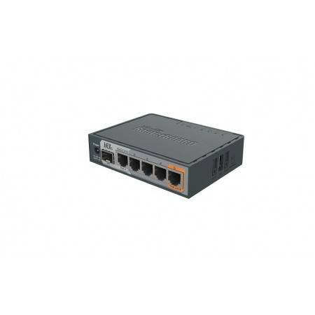 MikroTik RB760iGS Маршрутизатор hEX S, 5 портов, LAN 4x1 Гбит/с, SFP 1x1 Гбит/с, 1хUSB 2.0, IPv6