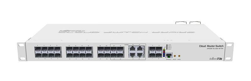 MikroTik CRS328-4C-20S-4S+RM Коммутатор управляемый, 4x1 Гбит/с, SFP 24x1 Гбит/с, SFP/uplink: SFP+ 4x10 Гбит/с