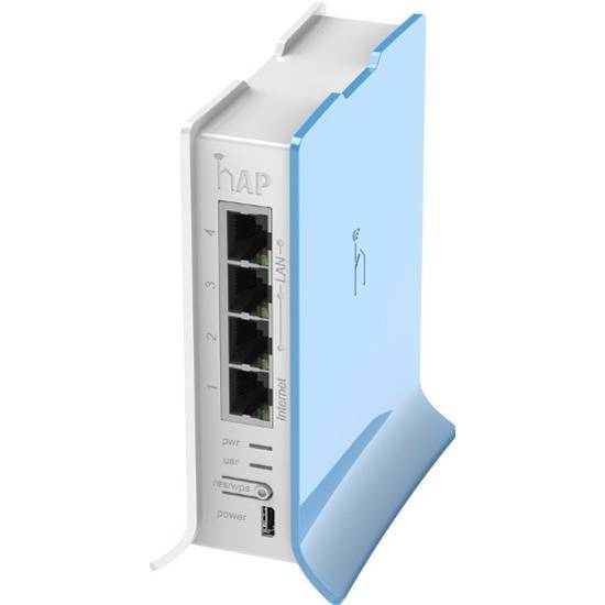 MikroTik RB941-2nD-TC Беспроводной маршрутизатор, 802.11n, 2.4 ГГц, 300 Мбит/с, LAN 4x100 Мбит/с