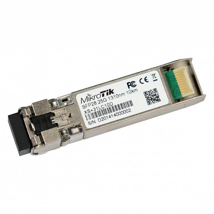 MikroTik XS+31LC10D Модуль SFP/SFP+/SFP28, 1/10/25G, Single Mode, 10km, 1310nm