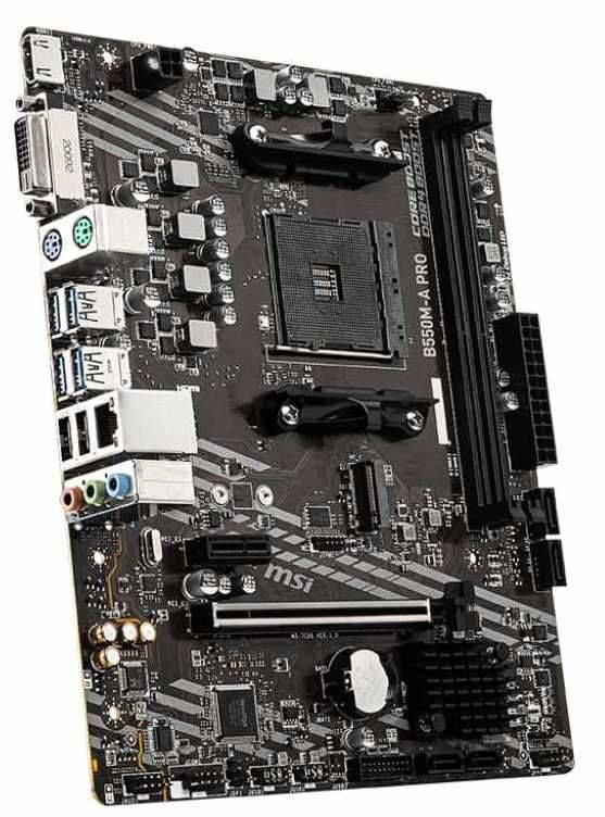 Материнская плата MSI B550M-A PRO AM4/B550/4xDDR4/M.2/RAID/HDMI/DVI mATX